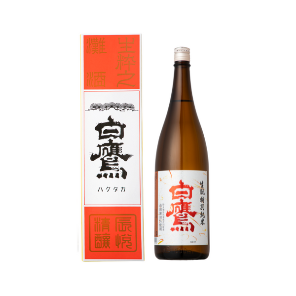 白鷹 特別純米 赤ラベル 1.8L 化粧箱入