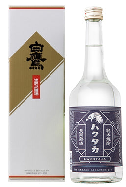 長期熟成 純米焼酎ハクタカ 720ml 化粧箱入