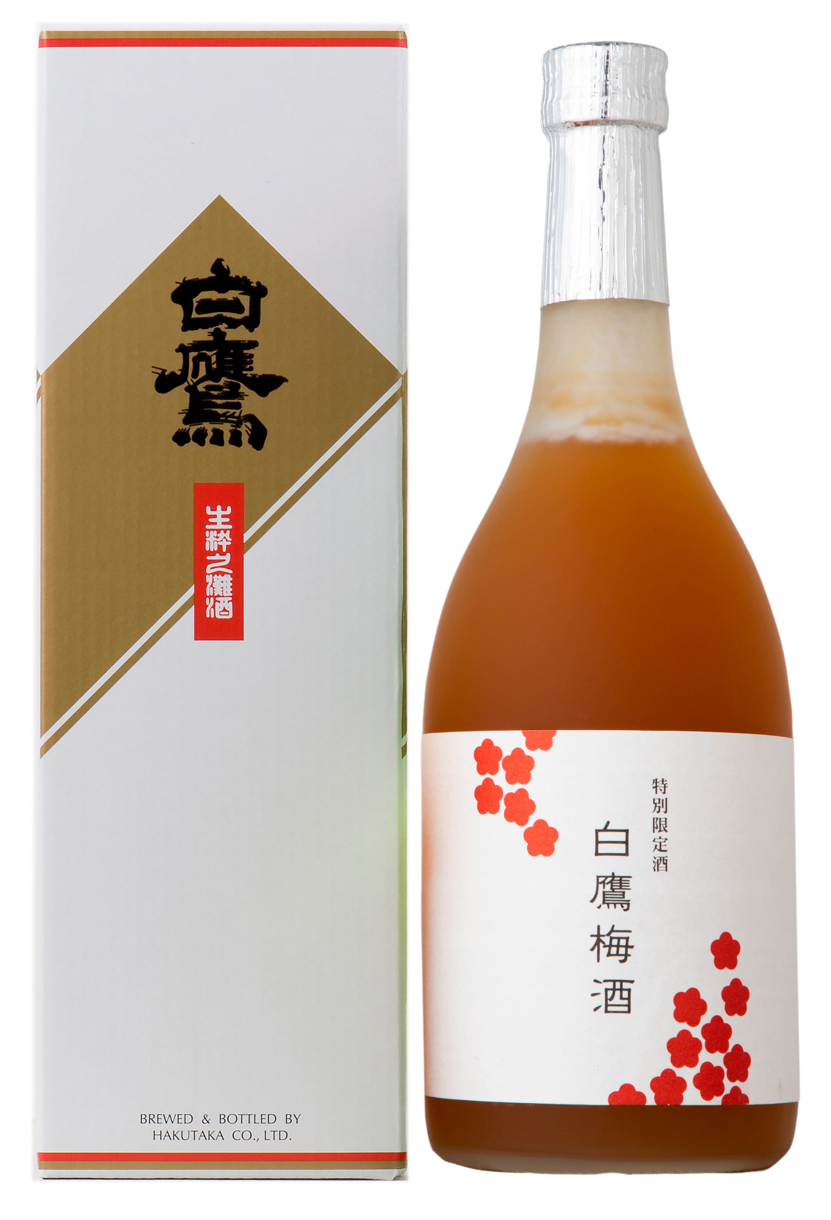 白鷹梅酒～特別純米酒仕込み～ 720ml 化粧箱入 – はくたかオンライン