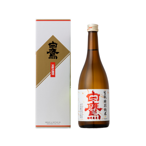 白鷹 特別純米 赤ラベル 720ml 化粧箱入