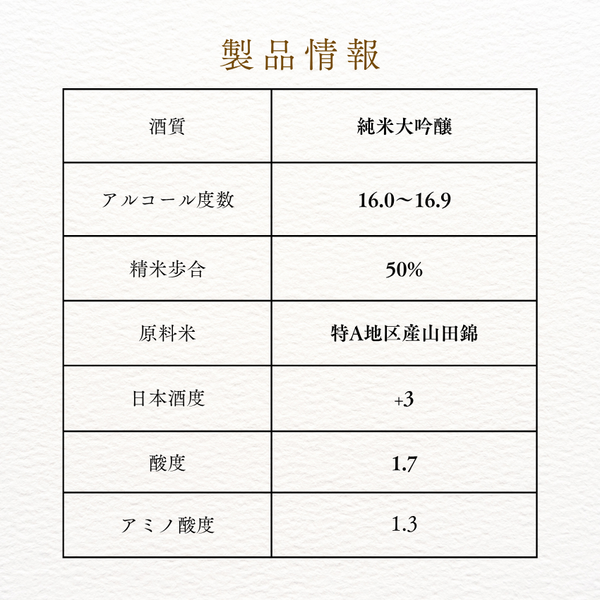 生もと・大吟醸純米 極上白鷹 1.8L