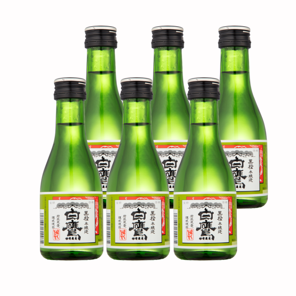 生もと・本醸造　黒松白鷹 180ml 6本入