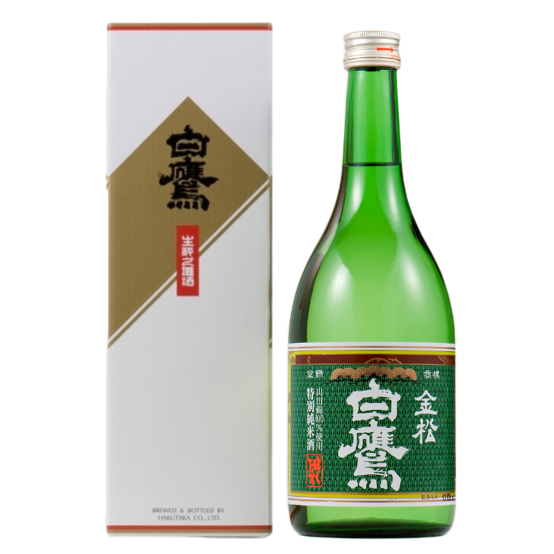 生もと・特別純米 金松白鷹 720ml 化粧箱入 - はくたかオンラインショップ